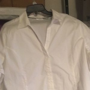 White Long Sleeve Shirt.